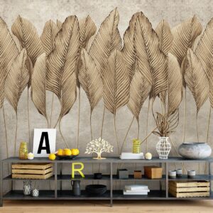 Tapeta Sapenza Złota na wymiar