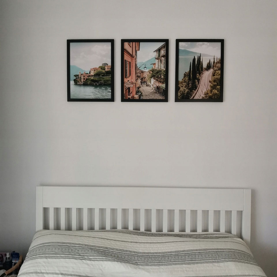 www.smallart.pl obrazy plakaty w ramkach z ramkami duże xxl do sypialni włochy toskania zestaw jezioro como droga włoska do pokoju ścienne obraz komplet 30x40 40x50 50x70 (2)